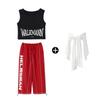 Ropa de baile hip-hop jazz para niños pantalones para niñas top moderno ropa de moda grupo de mujeres moderno cool jazz ropa de actuación para niños