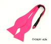 Mão-amarrado cabaça dos homens bow tie colarinho flor cor sólida cetim moda banquete desempenho arco vestido acessórios atacado