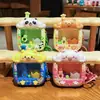 Llavero de Máquina de Garra de Animales Creativo y Divertido Panda de Dibujos Animados Lindos Shiba Inu Juguete de Descompresión Colgante para Bolsa de Estudiante