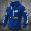 Jerseys de equipo transfronterizos europeos y americanos de talla grande, estampado digital 3D, corte holgado, con cremallera, con capucha, sudaderas deportivas, sudaderas de invierno