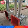 Válvula gaveta elétrica de grande diâmetro para mineração, gaveta elétrica para transporte de material em pó de mina