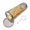 Jaula de barbacoa de acero inoxidable 304 para exteriores, venta al por mayor, con explosivos transfronterizos de Amazon, cilindro anti-escaldaduras.