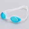 Óculos de Natação de Silicone HD Transparentes à Prova d'Água Anti-embaçante para Crianças, Óculos de Natação com Lente Plana, Específico para Crianças, Dropshipping