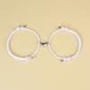 Venda Quente Direta da Fábrica Europeia e Americana Pulseira Luminosa Ímã de Sucção Pulseira de Casal um par de pulseiras trançadas para homens e mulheres simples