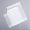 Bolsas de cordón de PE esmerilado en stock para juguetes infantiles, Bolsas de almacenamiento transparentes, Bolsas para clasificar y organizar viajes, Bolsas para empaquetar zapatos