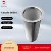 Tubo de malha trançado de aço inoxidável feito sob medida industrial de drenagem tubo de filtro de furo redondo tubo de filtro de borda metálica de malha de aço