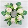 Boda Transfronteriza Primavera Peonía Candelabro Corona Flor Simulación Decoración Navideña Europea Decoración de Mesa Boda Navidad