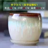 Vaso de Flores Cerâmica Tamanho Grande Doméstico com Prato Personalidade Simples Formato de Ovo Plantas Verdes Jiboia Planta Aranha Pequena Suculenta Vaso de Flores Preço Especial