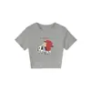 Camiseta de Verano para Mujer Nueva con Estampado de Torero de Dibujos Animados, Corte Ajustado, Cuello Redondo, Manga Corta