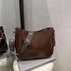 Bolso Bandolera de Diseño de Nicho para Mujer 2026 Verano Nuevo Gran Capacidad Moda Casual Texturizado Bolso de Hombro