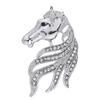 Broche de caballo, ramillete para hombre, insignia del año del caballo del zodíaco de alta gama, pin de serie animal personalizado de estilo coreano, accesorios de traje para mujer