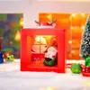 Presente de Natal criativo transfronteiriço novo produto Casa do Papai Noel luz noturna lâmpada de estrela de desenho animado fofa lembrança