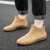 Zapatos Impermeables Cortos para Hombre 2026, Engrosados, Resistentes al Desgaste, Antideslizantes, Adecuados para Lavar el Coche, Trabajos de Cocina, Botas de Lluvia, Zapatos de Hombre con Algodón Añadido, Duraderos