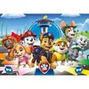 Equipo de Patrulla Fronteriza Fondo de Cumpleaños Fiesta de Perros Paw Patrol Decoración Pancarta Escenario Accesorios Bandera