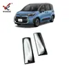 Adecuado para Toyota 23 Sienta Manija de Puerta Central Modificada Tira Brillante Decorativa Serie 10 Manija Trasera Especial Cromado
