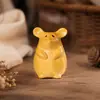 Estatuetas do Zodíaco esculpidas em sândalo dourado: Rato, Boi, Tigre, Coelho, Dragão, Serpente, Cavalo, Ovelha, Macaco, Galinha, Cachorro, Porco, Objetos Decorativos Portáteis