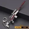 Comer Frango Jedi Paz Elite Animação Jogo Animação Modelo de Liga Arma Chaveiro Pingente Presente Brinquedo Circundante