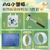 Paquete de Materiales de Eco-Impresión con Plantas Regalo Pequeño para Jardín de Infancia Ventilador de Golpear e Imprimir Set de Bricolaje Eco-Impresión Flores Frescas Estampar sobre Tela Blanca