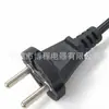Cable de alimentación con enchufe de 0,75 metros cuadrados Vde Norma Europea, Cable de alimentación de dos polos conector figura de ocho Norma Europea, Cable de CA de dos pines estilo europeo