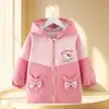 Ropa exterior impermeable y resistente a las manchas para niños, elegante abrigo de otoño e invierno, tallas mediana y grande, chaqueta de algodón con cremallera, adecuada para usar sobre la ropa