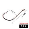 Tubo FTK pago manga Tokio anzuelo de pesca TOKYO SODE bolsa 10 piezas anzuelo de pesca con púas blanco transfronterizo al por mayor