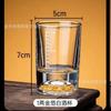 Dispensador de vino y licor de lámina dorada, vaso bala Jinshan para el hogar, vaso para licores, vaso para hotel, jarra para vino.