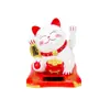 Gato da Sorte Decoração de Bolo de Aniversário Enfeites Loja de Celebridade da Internet Inauguração Gato Acenando Gato Fotossensível Mesa de Sobremesa da Sorte
