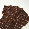 Estilo europeo transfronterizo verano comercio exterior ropa de mujer nueva moda lunares temperamento manga abullonada cintura alta ajustado vestido
