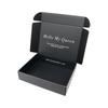 Caja de avión negra de doble cara, personalizada, gruesa, para comercio electrónico, exprés, de Amazon, con tres capas extra duras para ropa.