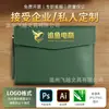 Bolsas de Documentos Empresariais Personalizáveis com Impressão de Logotipo, Pastas de Arquivo Impermeáveis, Bolsas de Documentos de Couro A4 Espessadas