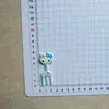 Novos Acessórios Coloridos de Resina Xadrez em Formato de Gato para DIY de Presilhas de Cabelo para Meninas, Presilhas de Franja Sem Marcar, Presilhas Laterais e Materiais Auxiliares