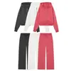 Moletom com Capuz Estilo Europeu Z 2026 Nova Moda Temperamento 3199800 + Calça de Cadarço Cintura Média 3199801
