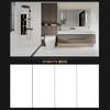 Processamento Personalizado Todo-Cerâmico Mid-Board Azulejos de Mármore por Toda Parte 400X800 Sala de Estar Corredor Cozinha Banheiro Azulejos de Parede