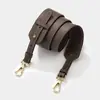 Novo Estilo Couro Macio de Vaca Moda Alça Larga no Ombro Comprimento Ajustável Universal Bolsa Transversal de Ombro Cinta Substituta