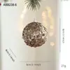 Nueva Bola de Navidad de Espuma Colgante Heterosexual Color Champaña Brillo Brillante Polvo Pegajoso Decoración para Colgar en el Árbol de Navidad Arreglo de Decoración Colgante