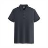 Camisa Cultural de Gaze 40S Roupa de Trabalho Camiseta Camisa Cultural Personalizada Camisa Polo de Lapela de Manga Curta Logo Bordado Impresso Personalizado