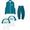 Suéter de otoño para niños con cuello alto y cremallera (número nuevo) ropa infantil de tres piezas verde azulado oscuro