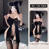 Noite Fan Sexy Underwear Feminino Sexy Pijamas Perspectiva Big Bow Tentação com Três Pontos Roupas Corporais Terno 2063
