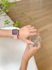 Para Apple Watch iwatch1/2/3/4/5/6 nova pulseira de resina + capa de PC cor