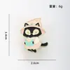 Nuevo broche de metal lindo de dibujos animados de comercio exterior, pin de insignia de aleación personalizado de moda ins japonesa para mujer
