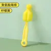 Venda Direta do Fabricante: Escova Doméstica com Cabo Longo, Escova para Bicos, Escova de Limpeza com Esponja para Mamadeiras, Escova Universal para Garrafas de Boca Padrão e Larga