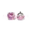 F136 Titanio Corte General Zirconia Pendientes Clavos para Hélice Auricular Labio Aleación de Titanio G23 Joyería para Piercings Corporales Pendientes Pendientes