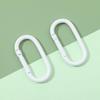 Pista redonda Paint Color Carabiner DIY Acessórios de jóias Fivela de mola Corrente de escalada Chaveiro Pingente Gancho