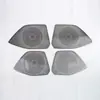 Adequado para Audi 26 modelos Q5L quatro portas capa de alto-falante painel de aço inoxidável adesivo de acessórios decorativos internos suprimentos para carro