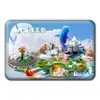 Imán de Refrigerador de Vidrio de Cristal para Souvenir Turístico de Guangdong Torre de Cantón Cintura Pequeña Zhuhai Chimelong Shenzhen Set