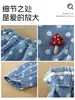 VeranoVerano Nuevo Bebé Niño Pequeño Clase A Pantalones para Niños Amigables con la Piel Cómodos Lunares Niña Bebé Jeans Acortados