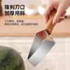 Nuevo Tipo de Herramienta para Cortar Sandía, Divisor de Acero Inoxidable para Cortar y Rebanar Frutas Rápidamente, Cuchillo Específico para Sandía para Retirar la Pulpa