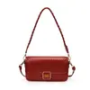 2026 Nova Bolsa de Mão Patchwork Retro Fashion Transfronteiriça com Toque de Luxo, Versátil de Grande Capacidade Ombro Único Transversal Pequena Quadrada
