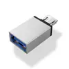 Adaptador de Liga de Alumínio USB 3.0 Fêmea para Micro V8 Celular Android Pen Drive Adaptador Conversor para Teclado e Mouse