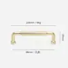 Maçaneta Moderna Minimalista Preta para Porta de Armário Americano Levemente Luxuosa Dourada Nórdico Levemente Luxuosa Maçaneta de Porta de Armário Dourada Guarda-roupa Dourado